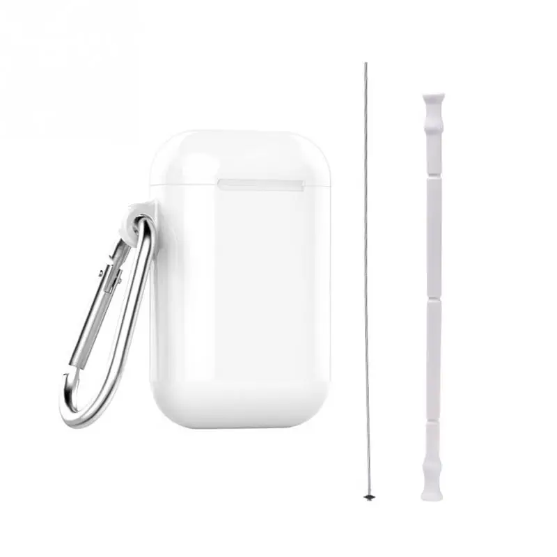1pc 1brush 1bag 8 шт красочные многоразовые, для питья соломы высокого качества 304 металлическая соломинка из нержавеющей стали с чистящей щеткой для кружек - Цвет: 1pc 1brush 1bag