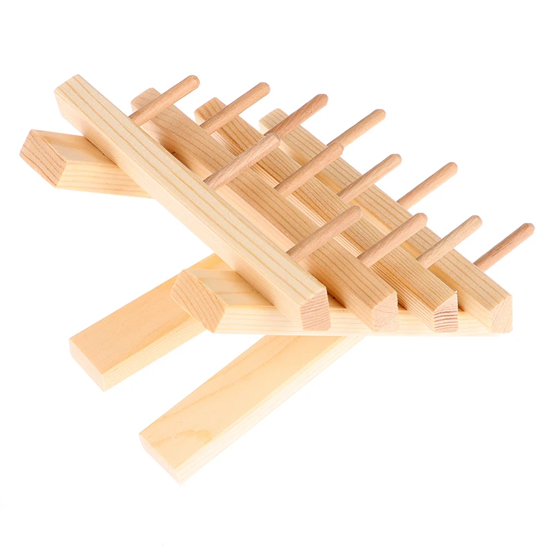 Деревянный 12 катушек полка держатель катушки швейная стойка для ниток стеллаж