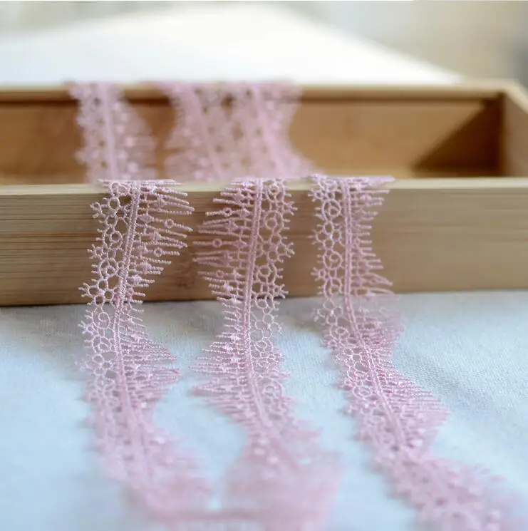 3 метра высокое качество розовый светло-серый деликатная Кружевная аппликация