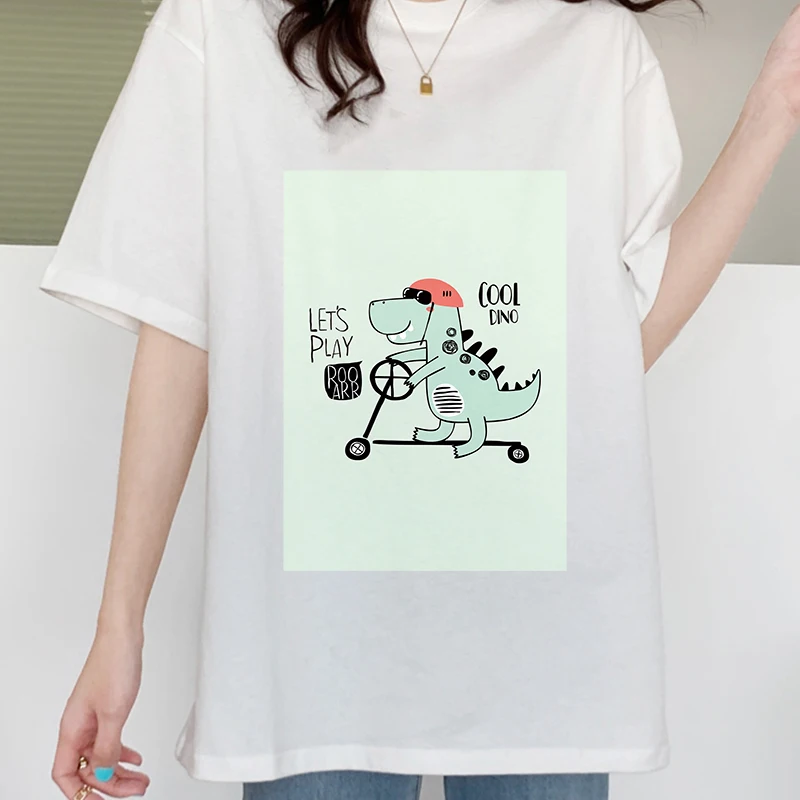 

Let's Play Cool Dinosaur Printed T-Shirt Unusual Tops & Tees Army FASHIONABLE Adult Male Halter Top t-shirt men Magliette Donna