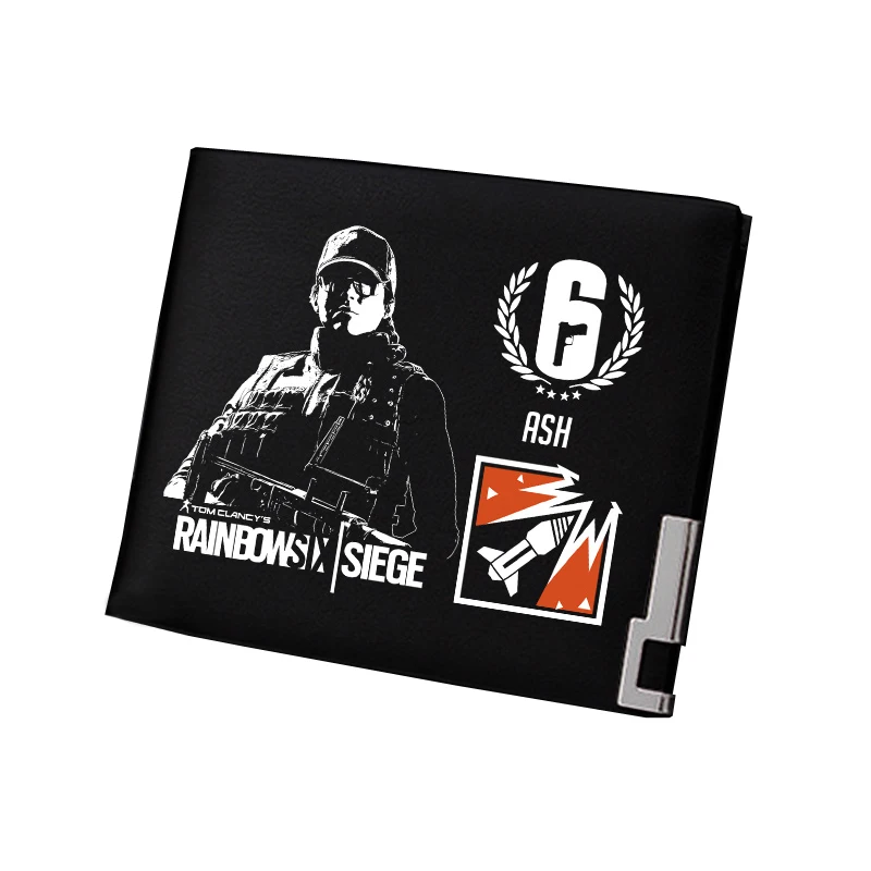 Tom Clancy's Rainbow Six Siege мужской короткий кошелек Pu кожаный кошелек игровой ID держатель для карт Подарочный кошелек сменный кошелек