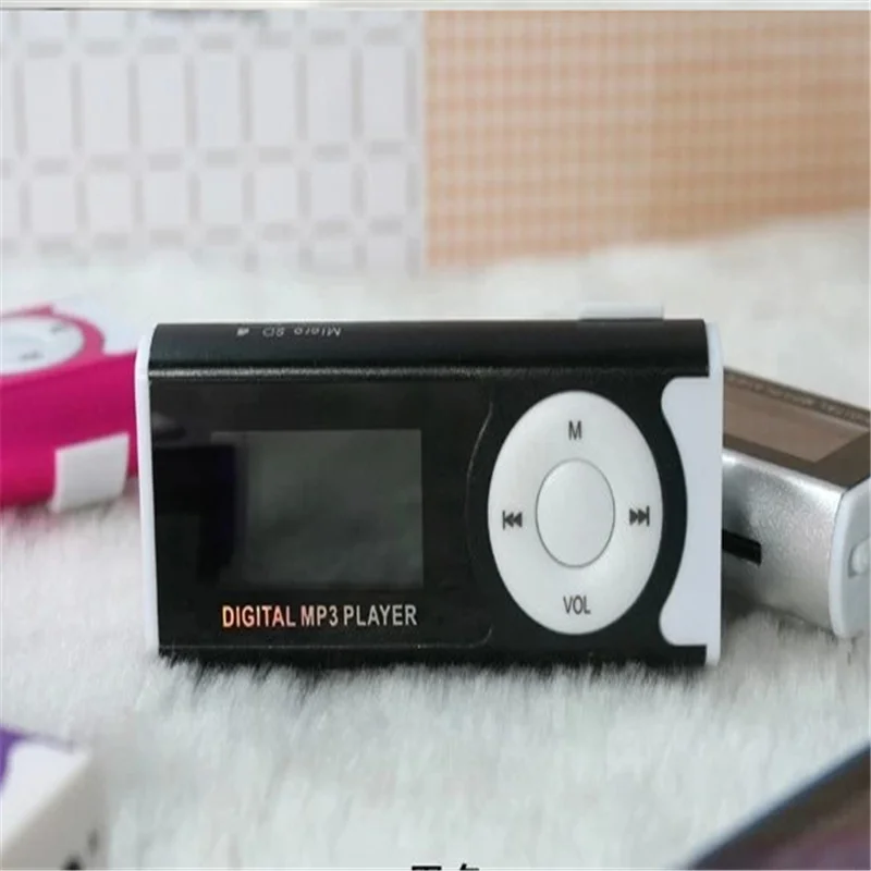 Orange Мини USB Клип ЖК-экран MP3-плеер медиаплеер Поддержка 16 Гб Externa Micro SD - Цвет: Orange