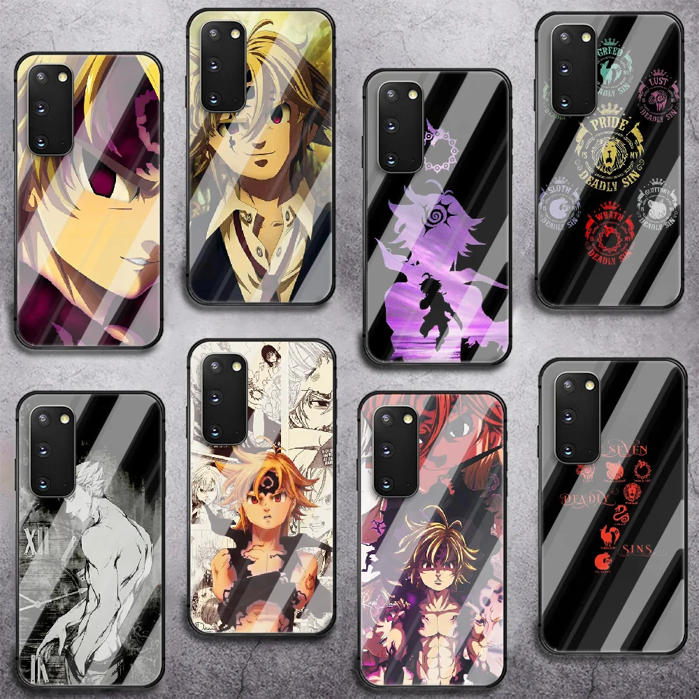 

Anime Seven Deadly Sins Tempered Glass Phone Case For Samsung Galaxy A 10 20E 21 30 31 50 51 52 70 71 72 S 5G Cover Cell