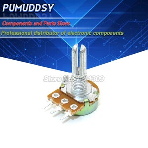 5 шт., двойной стерео потенциометр WH148, 20 мм, B1K, B2K, B5K, B10K, B20K, B50K, B100K, B500K, B1M, 3Pin, 1K, 2K, 5K, 10K, 50K, 100K, 500K