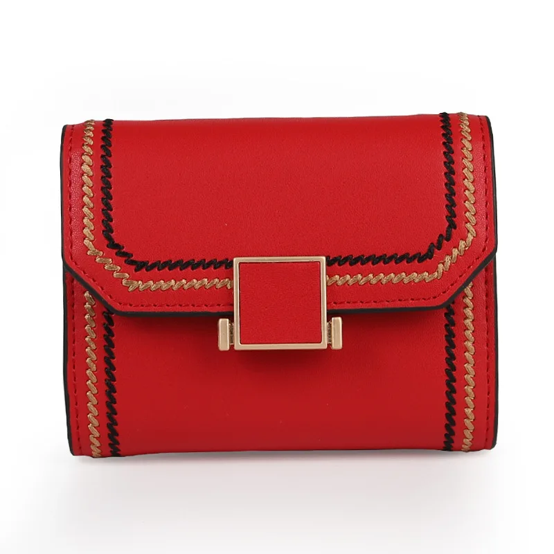 

15 card slots cute compact and simple card holder female RFID large-capacity student organ leather card holder