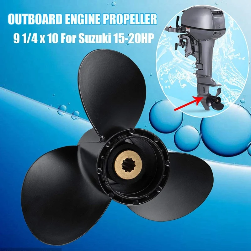 Подвесной пропеллер 9 1/4x10 для судового двигателя Suzuki 15-20HP | Автомобили и мотоциклы
