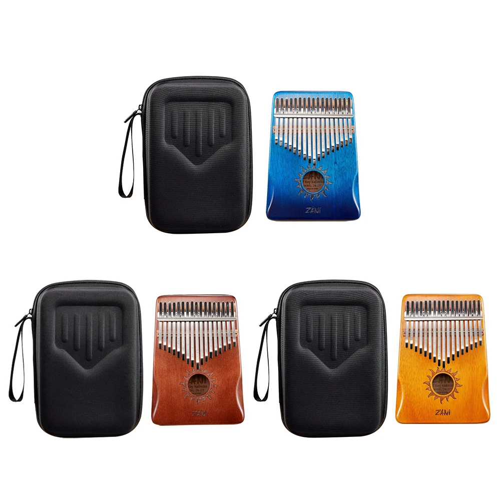 Узор солнца 17 клавиш из красного дерева калимба ударный музыкальный инструмент