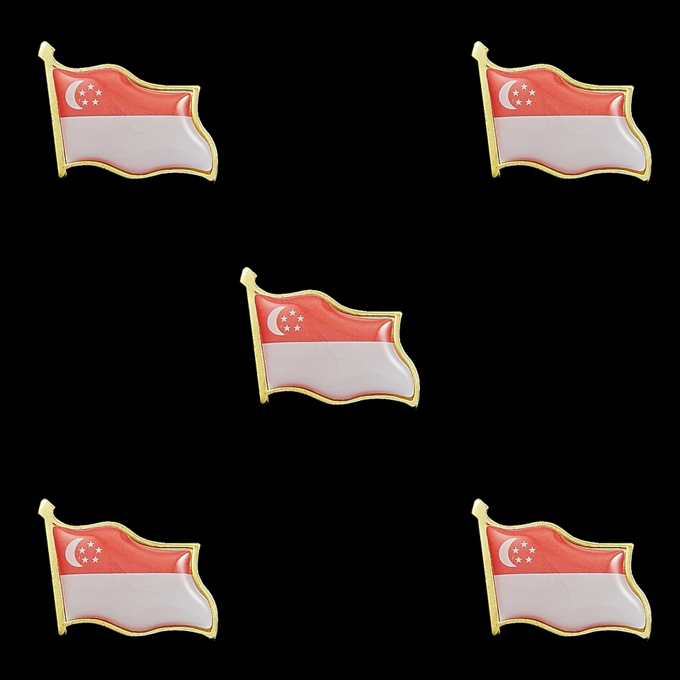 Мужские заколки для лацканов из Сингапура набор 5 шт. брошь булавка костюма