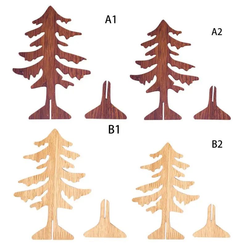 Рождественские украшения креативная резьба елочные деревянные рождественские