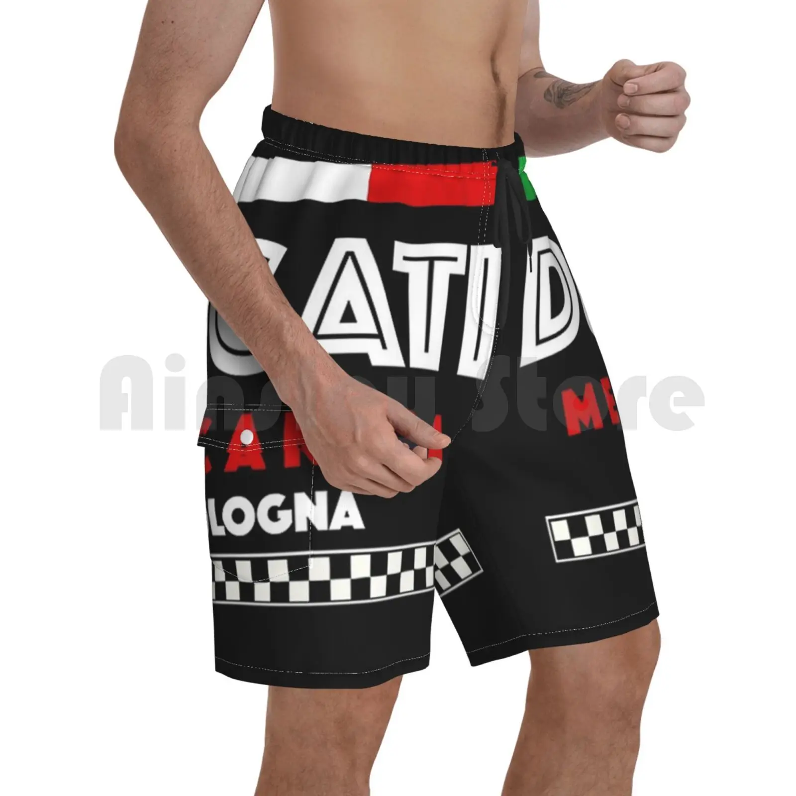 

Meccanica Beach Shorts Men Beach Pants Swimwear All Christma S Funny New Case Coffe Original Fall Cartoon Retro