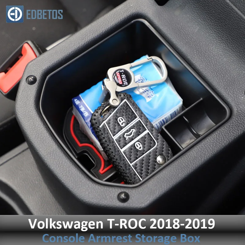 Подлокотник для хранения перчаток для Volkswagen VW T-ROC центральная консоль Органайзер лоток T-ROC аксессуары для интерьера