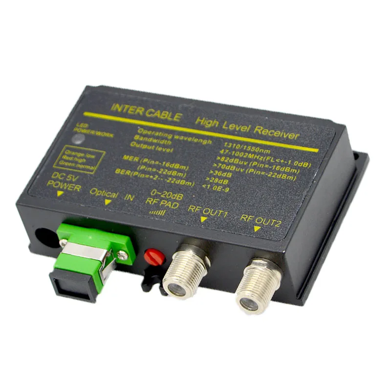 Оптический приемник CATV mini Knot SC APC FTTH OR31 1260 нм до 1600 Нм цифровой аналоговый
