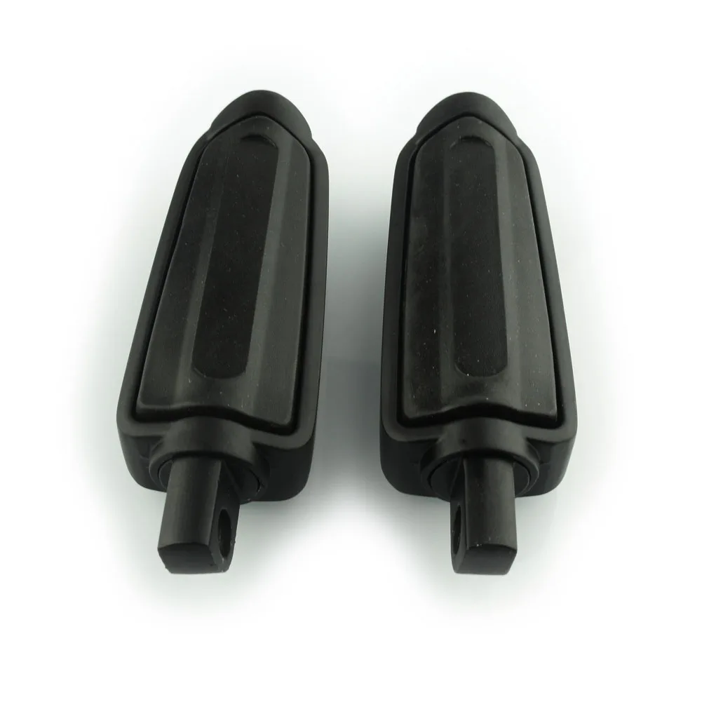 Male Mount Motorcycle Rubber Footrest Footpegs Floorboard For Harley Iron XL 883 1200 Street 750 500 Touring Custom Dyna Softail