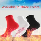 Теплые безопасные удобные осенне-зимние теплые Самонагревающиеся Защитные носки до щиколотки массажные носки для мужчин и женщин Самонагревающиеся Носки