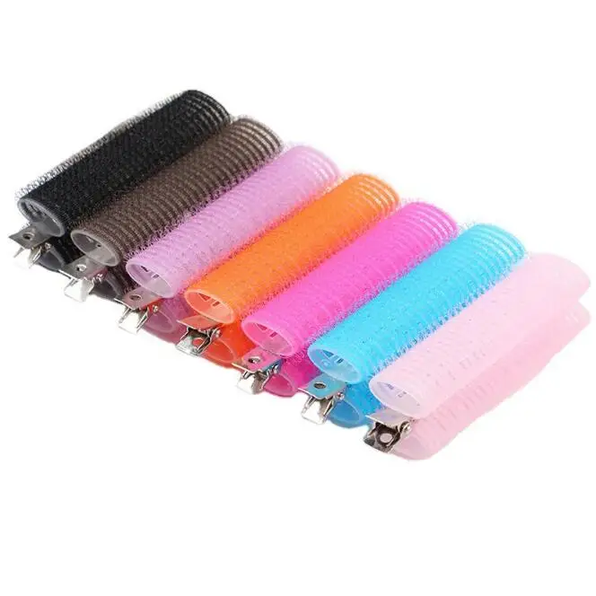 

Korean Bangs Roll Nylon Air Bangs Curlers Lazy Fluffy Hair Clips Roots Curling Irons Hairpins Styling Tools Accessories