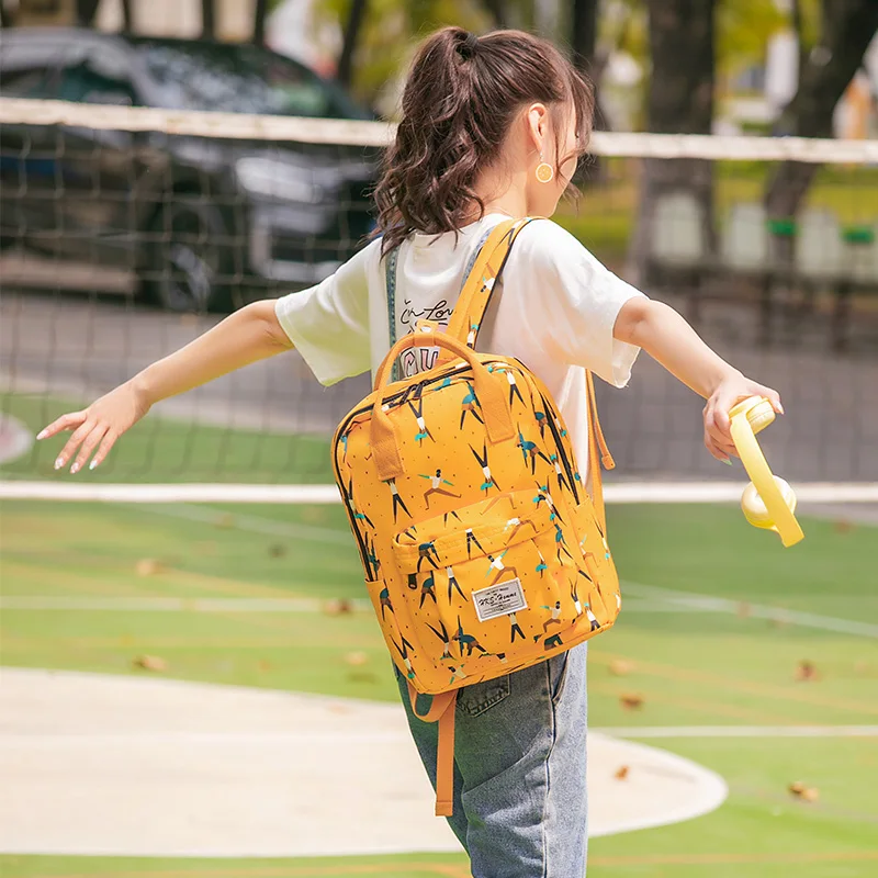 fashion 2022 new women canvas backpacks waterproof school bags for teenagers girls big cute laptop backpack mochilas free global shipping