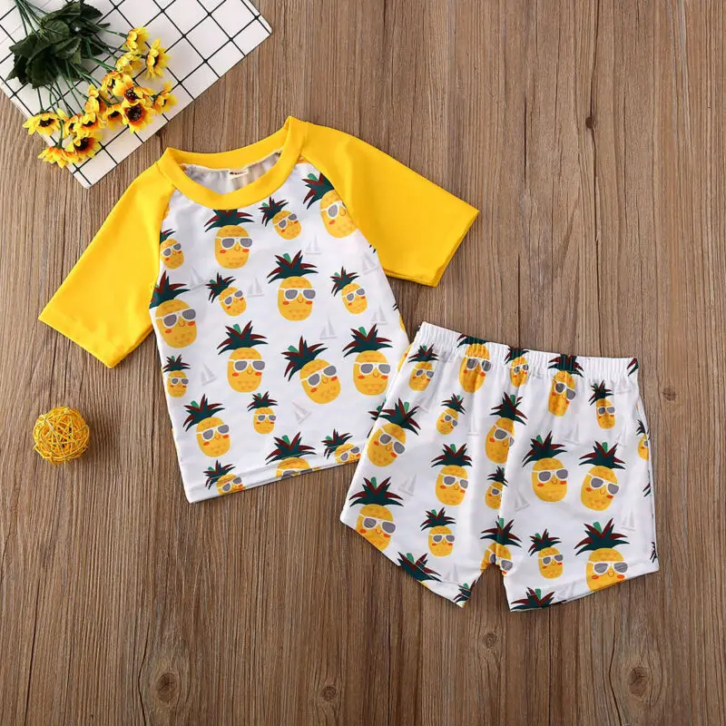 Женский купальник из двух предметов с коротким рукавом |