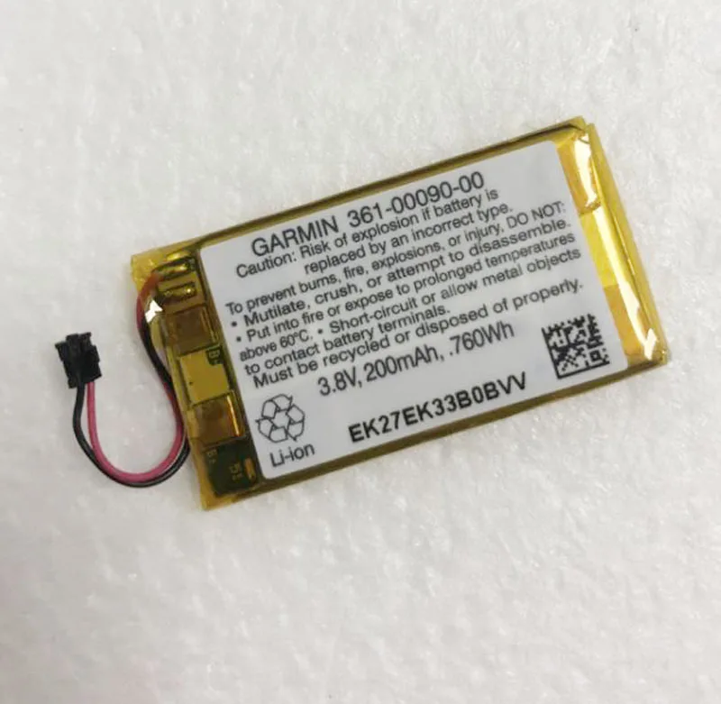 GeLar 3 8 V 200mAh часы с аккумулятором 361 00090 00 US302135H5 для Garmin Vivoactive HR GPS|Аккумуляторы