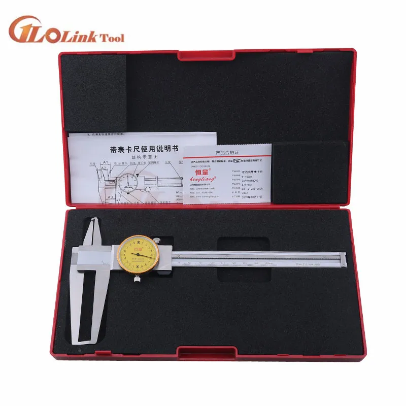 

Knife-point Inside Groove 9-150mm Dial Caliper Stainless Steel Long Claws Inner Vernier Calipers Measuring Tools inside caliper
