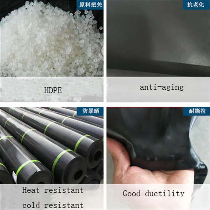 Анти просачивание HDPE Рыбный Пруд бассейн лайнер Садовый пруд Водонепроницаемая