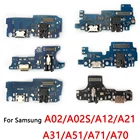 Плата USB зарядного порта гибкий кабель соединительные части для Samsung A02 A02S A12 A21 A21S A31 A32 A41 A51 A70 A71 микрофонный модуль