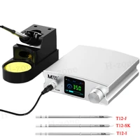 maant t12r soldering station 75w mini portable digital electronic welding iron 3 second heating portable with t12 tips max 500%e2%84%83