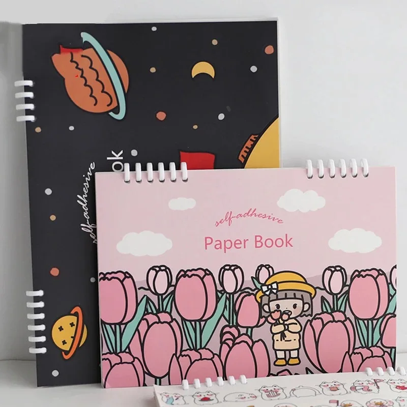 

Kawaii свободный лист рулон спуск бумаги книги A4 B5 утолщенная лента стикер s Коллекция блокнот стикер Органайзер школьные Канцтовары