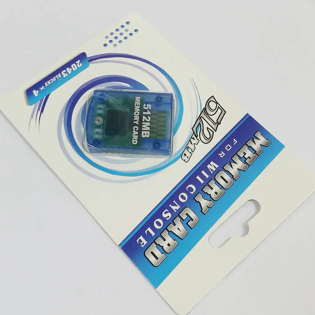 Карта памяти 512 Мб для Nintendo Wii Game Cube синий цвет быстрая доставка | Электроника