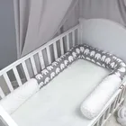 Новая детская кроватка-бампер с принтом слона, Детская фотореквизит для детской кроватки