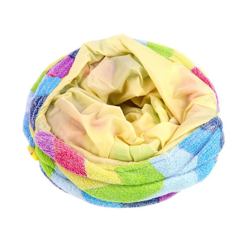 

Practical Cat Tunnel Pet Tube Collapsible Play Toy Indoor Outdoor Kitty Puppy Toys for Puzzle Exercising Hiding Training