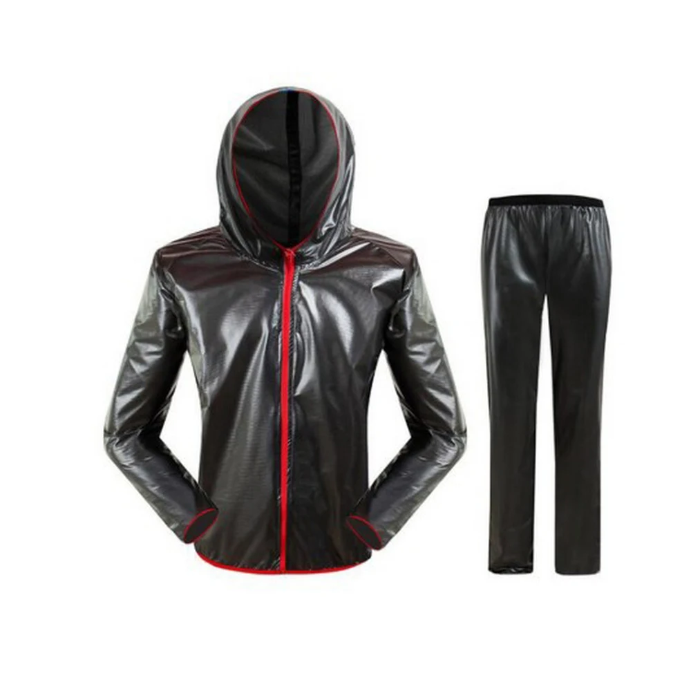 Водонепроницаемый водонепроницаемый дождевик модный спортивный костюм унисекс