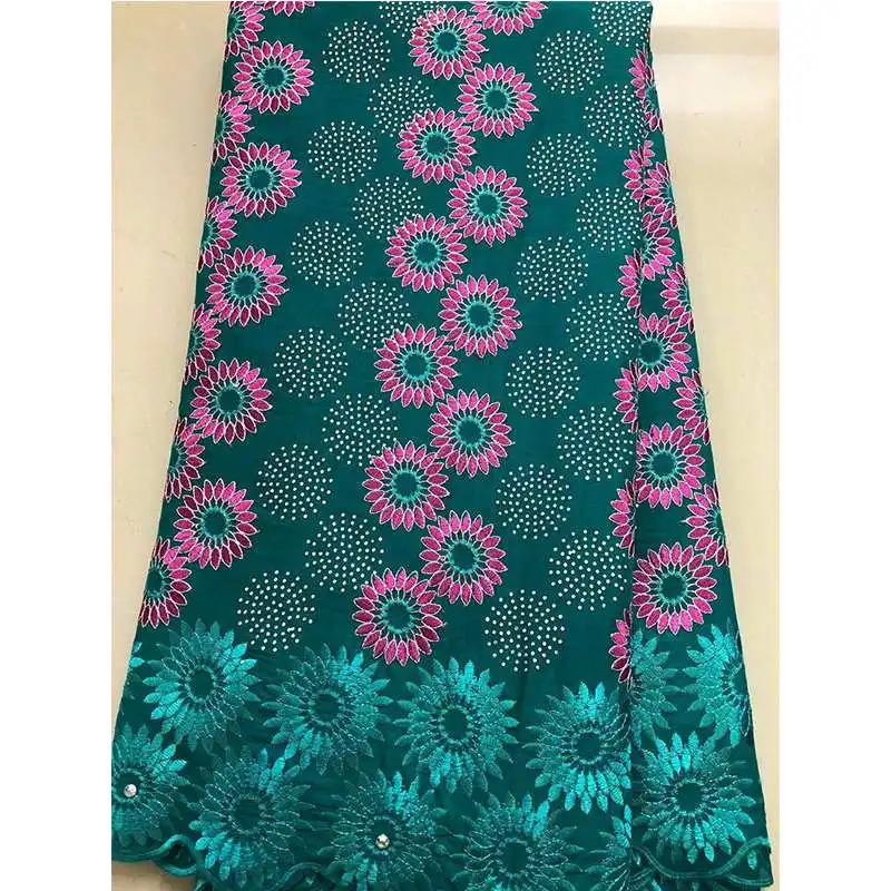 

STONES African Lace Fabric Nigerian Laces Fabric Bridal High Quality French cotton voile Lace Fabric for Wedding Party