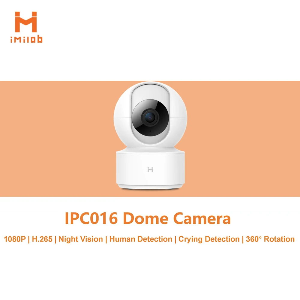 Xiaomi CN версия IMILAB 1080P умная камера инфракрасного ночного видения 360 градусов панорамная умная домашняя беспроводная камера приложение пульт дистанционного управления