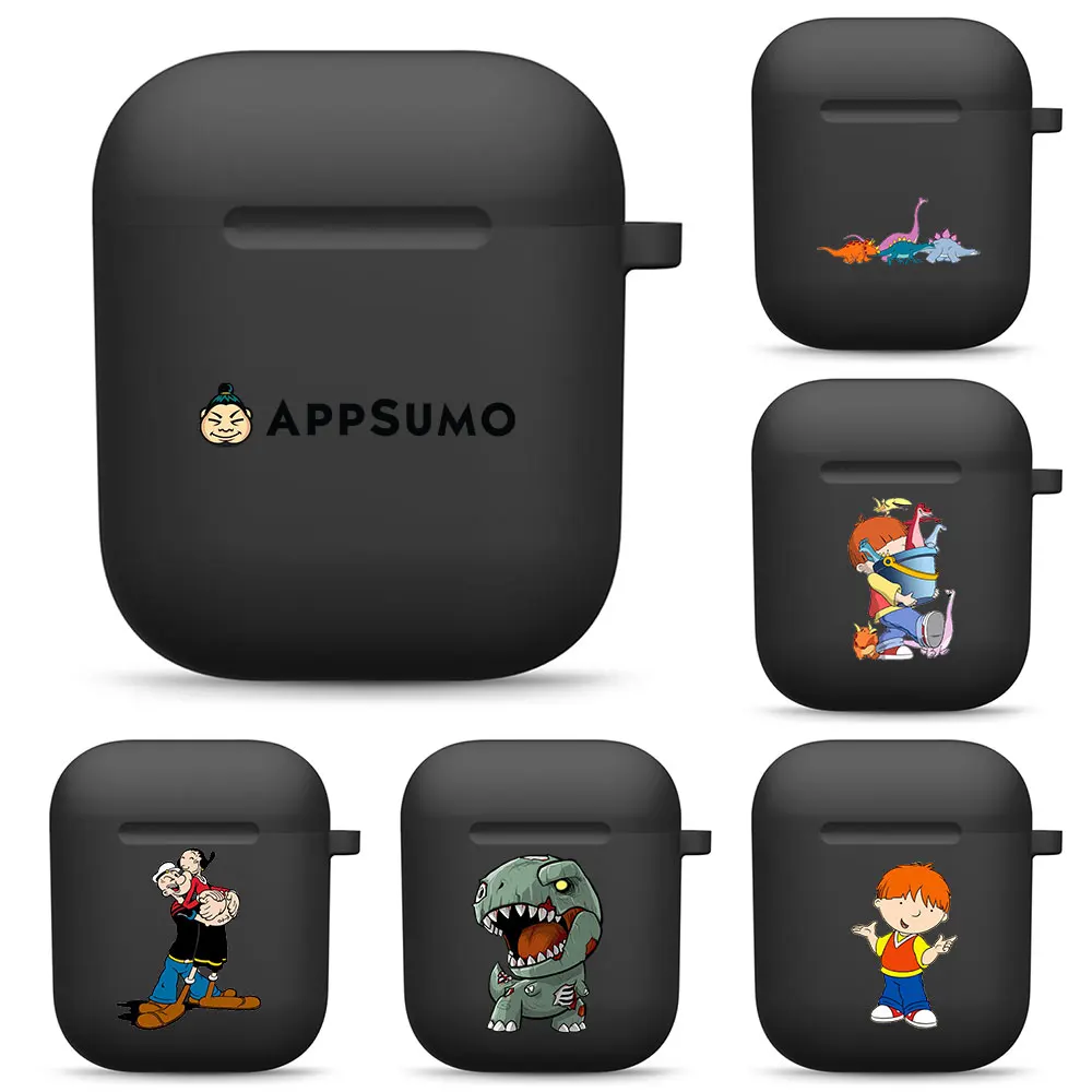 

Disney Dinosaur Silicone Cover Protective Case For Apple Airpods 1 Case Bluetooth Case for airpod 2 Wireless Charging Box Bags