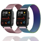 Магнитный ремешок для умных часов Xiaomi Huami Amazfit BipBip S U Lite Pro GTS 2E 2 MiniGTR 42 мм металлический браслет 20 мм