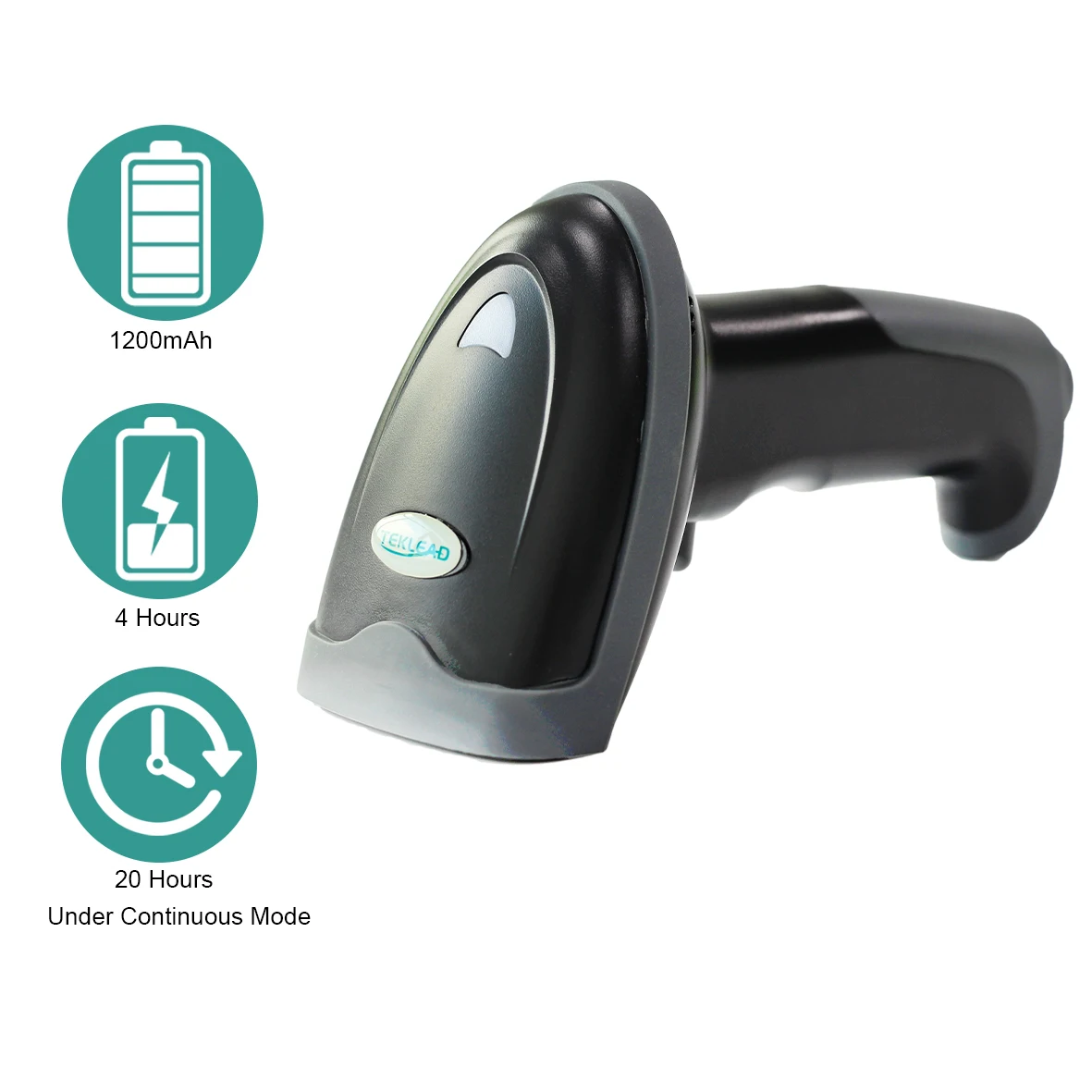 TEKLEAD Bluetooth лазерный сканер штрих-кода с подставкой беспроводной 1D считыватель штрих-кода для Android ios планшет iPad смартфон