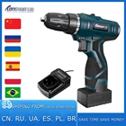 Аккумуляторная электрическая дрель Longyun, многофункциональная беспроводная отвертка 25 в с литиевым аккумулятором