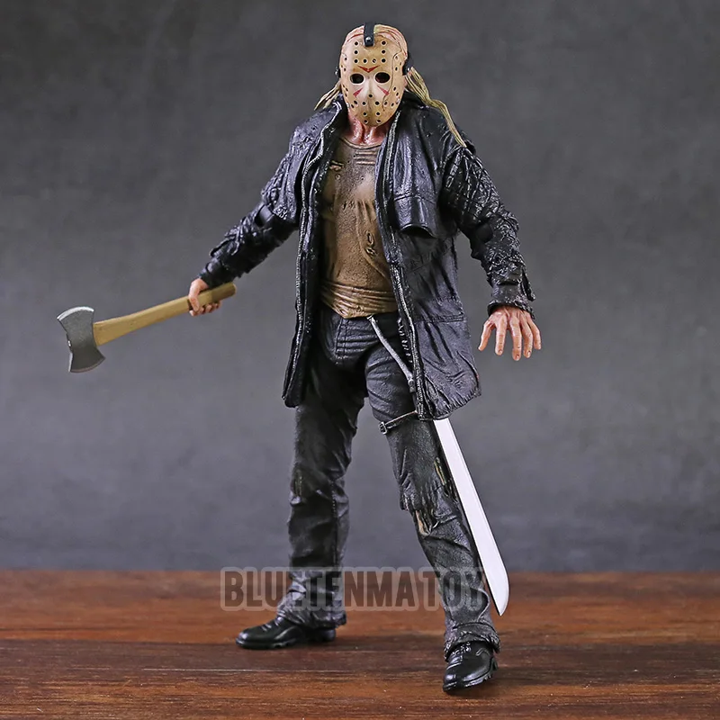 NECA 2009 Deluxe Edition экшн-фигурка Джейсона вурхеса ПВХ фигурка ужаса игрушка