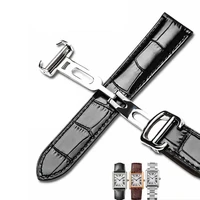 professional watch band for cartier tank ronde tortue solo w6700255 genuine leather watch strap 2022232425 mm bracelet men