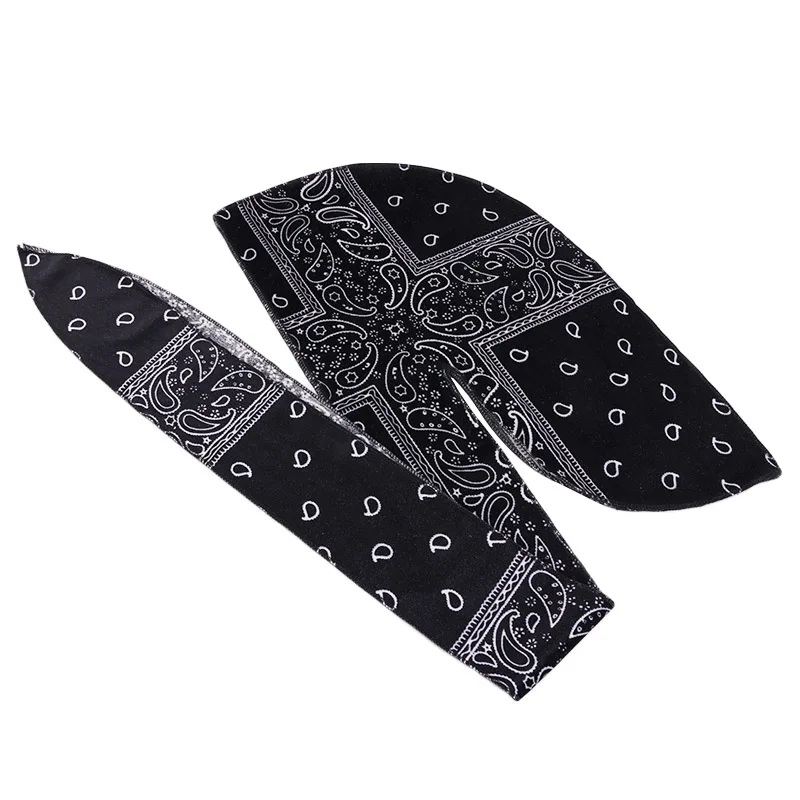 Бархатные банданы с принтом насекомых аксессуары для волос длинный хвост