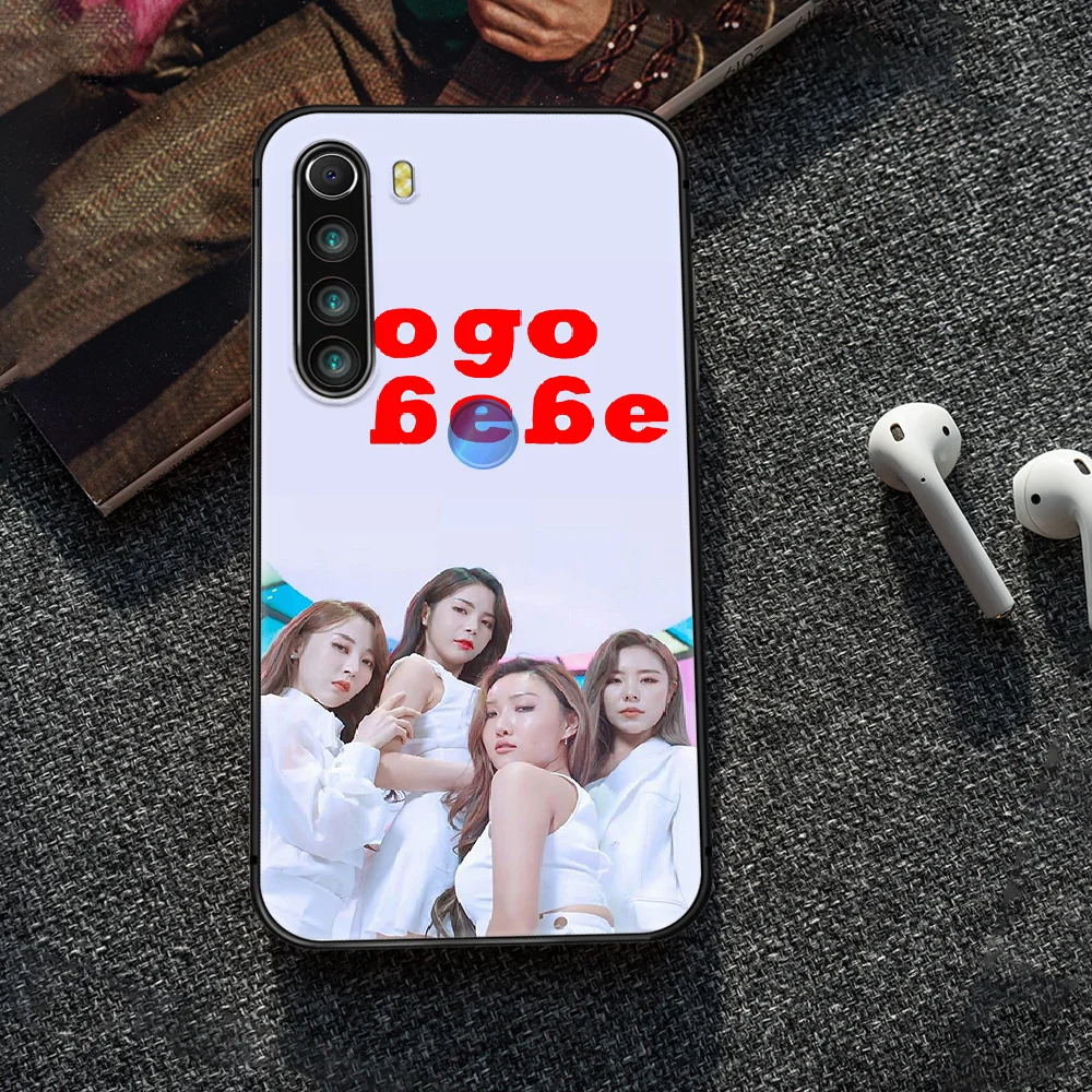 

MAMAMOO KPOP girl Phone Case Cover Hull For XIAOMI Redmi 7a 8a S2 K20 NOTE 5 5a 6 7 8 8t 9 9s pro max black coque soft bumper