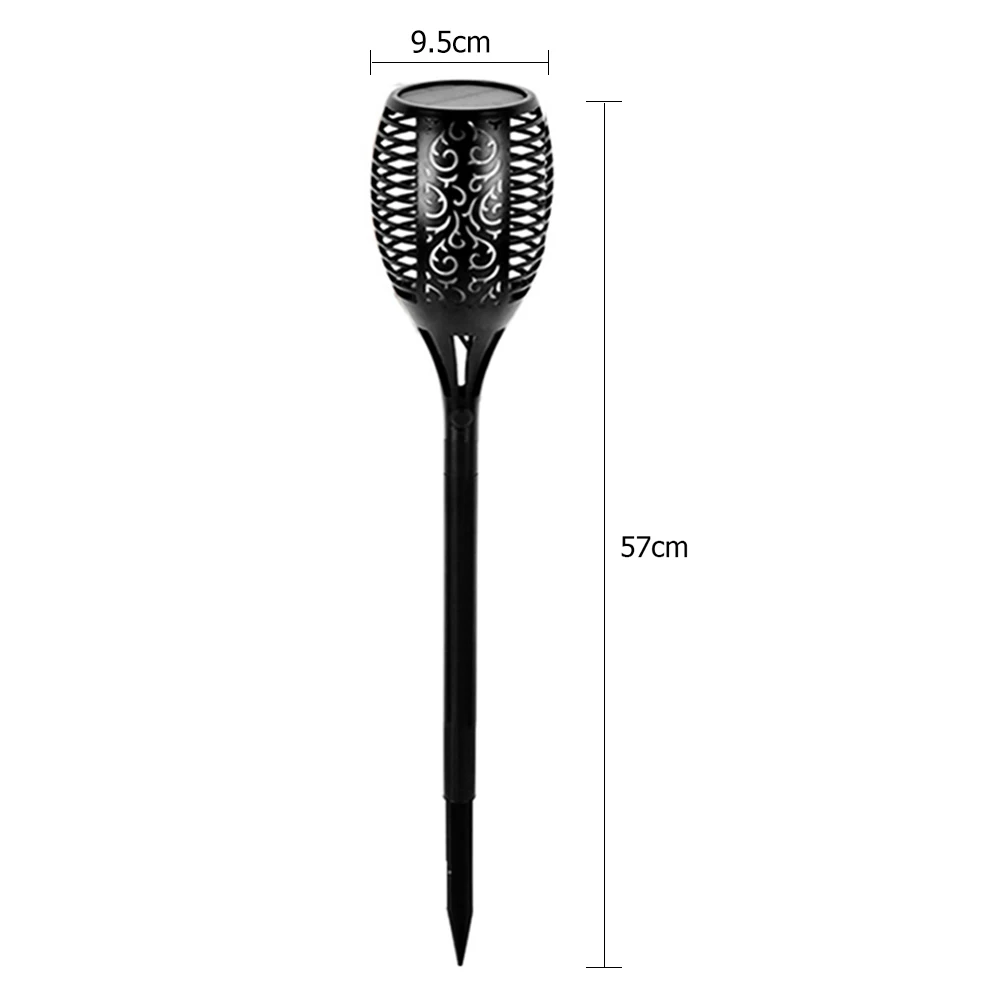 

1/2/4/8pcs Solar Light Control Solar Flame Light Dance Flame Outdoor Waterproof Garden Torch Lamp for Courtyard Garden Balcony