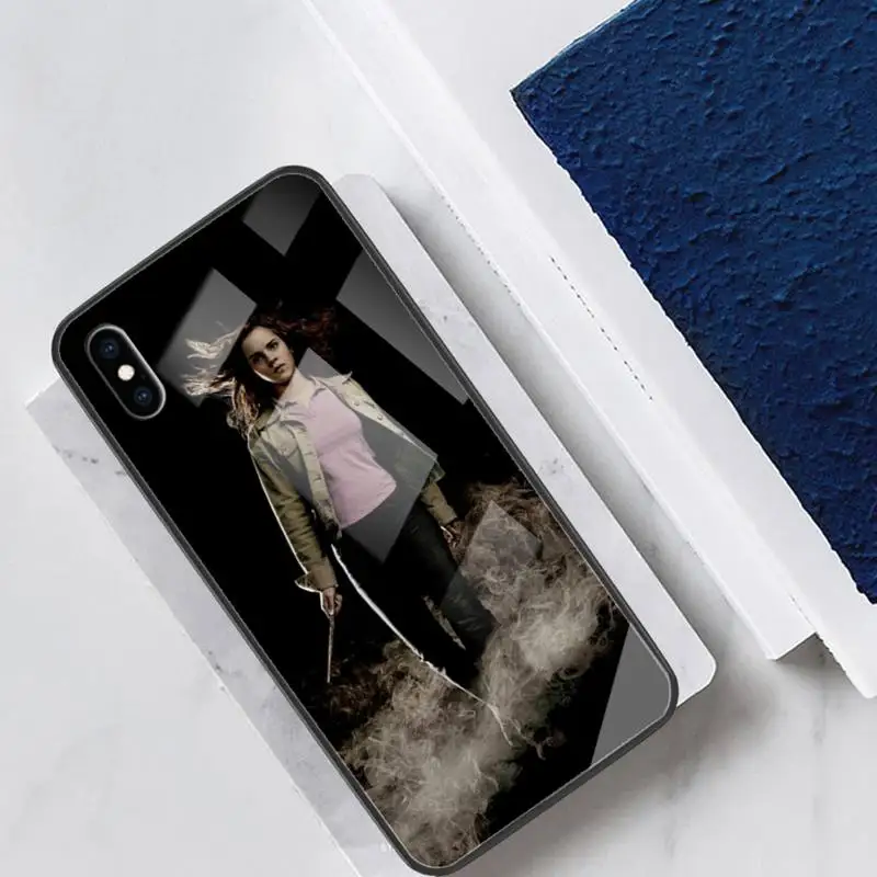 

Emma Watson Glass Phone Case Fundas Coque for IPhone 12 11 Pro Max Cases XR XS 7 8 Plus Cover Accessories Carcasa