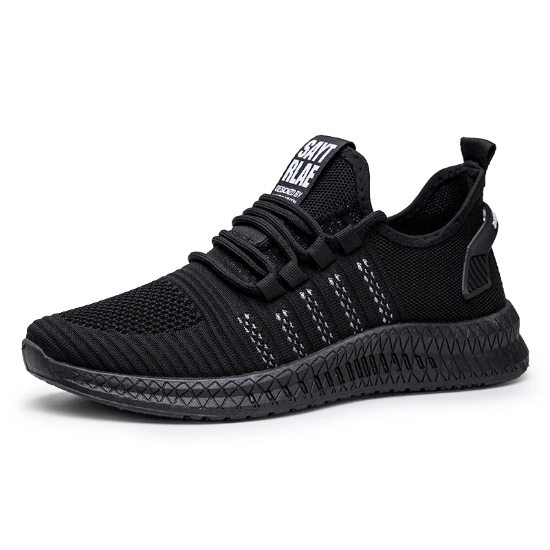 

Fashion Sneakers Lightweight Men Casual Shoes Breathable Male Footwear Lace Up Walking Shoe A-S