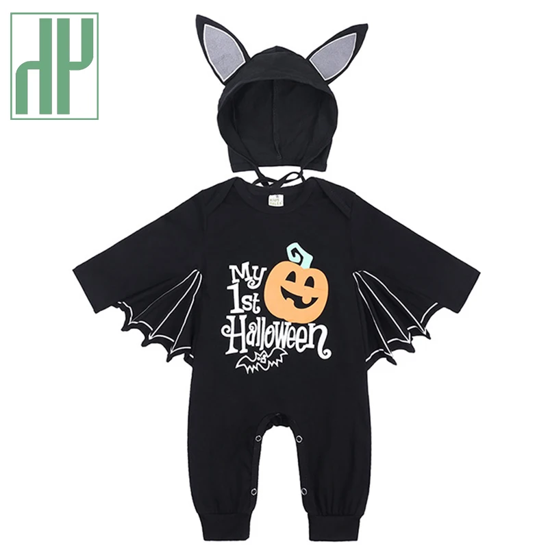 

Baby Romper Halloween Costume Autumn Winter Boy Girl Bat Long Sleeve Clothes for Children Baby Newborn jumpsuit for kids Infant