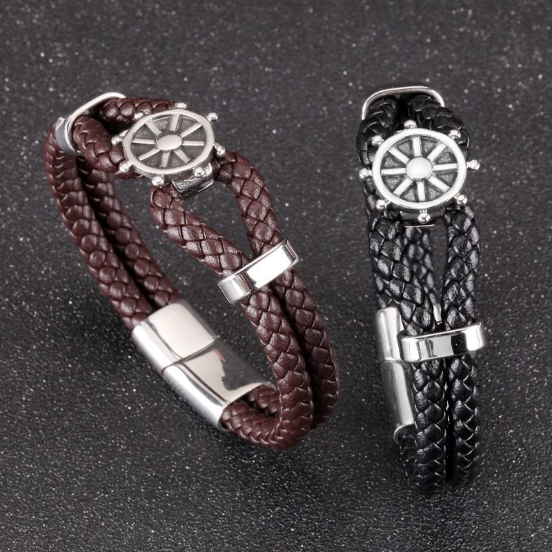 Mcllroy Браслеты 8 мм браслеты из натурального камня настоящий черный/коричневый