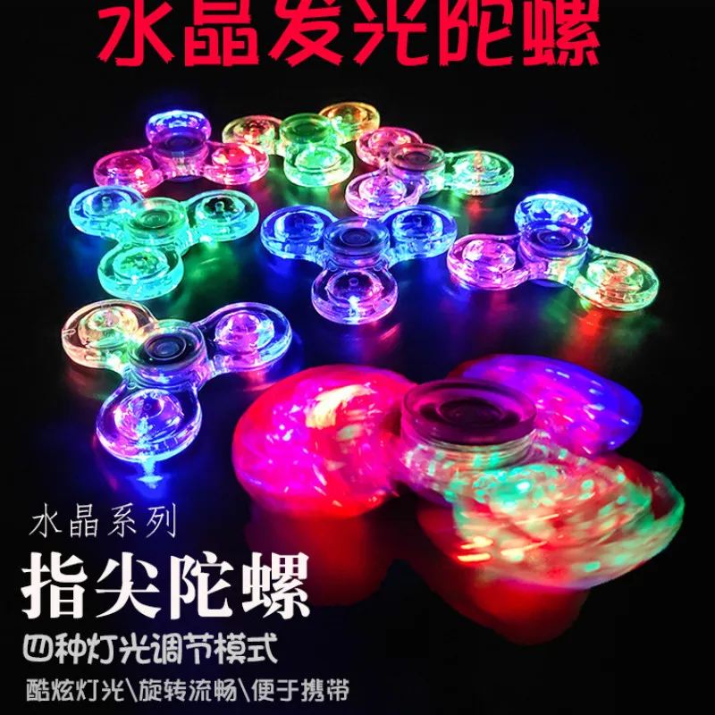 Игрушка для снятия стресса светящаяся Прозрачная с лампой светодиодная