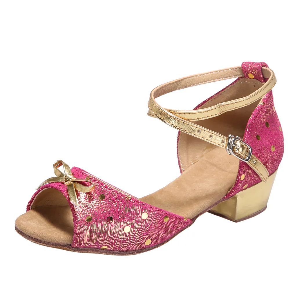 Сандалии Womail женские для бальных танцев мягкие босоножки на низком квадратном