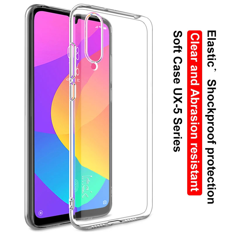 IMAK Мягкие Гелевые прозрачные чехлы из ТПУ для Xiaomi mi A3 mi A3 CC9 mi 9 Lite CC9e чехол прозрачный силиконовый чехол для телефона полная защита