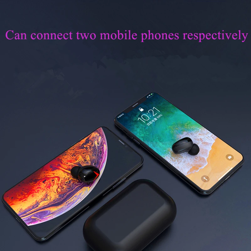 Беспроводные наушники A9 3D стерео Bluetooth TWS водонепроницаемые с внешним